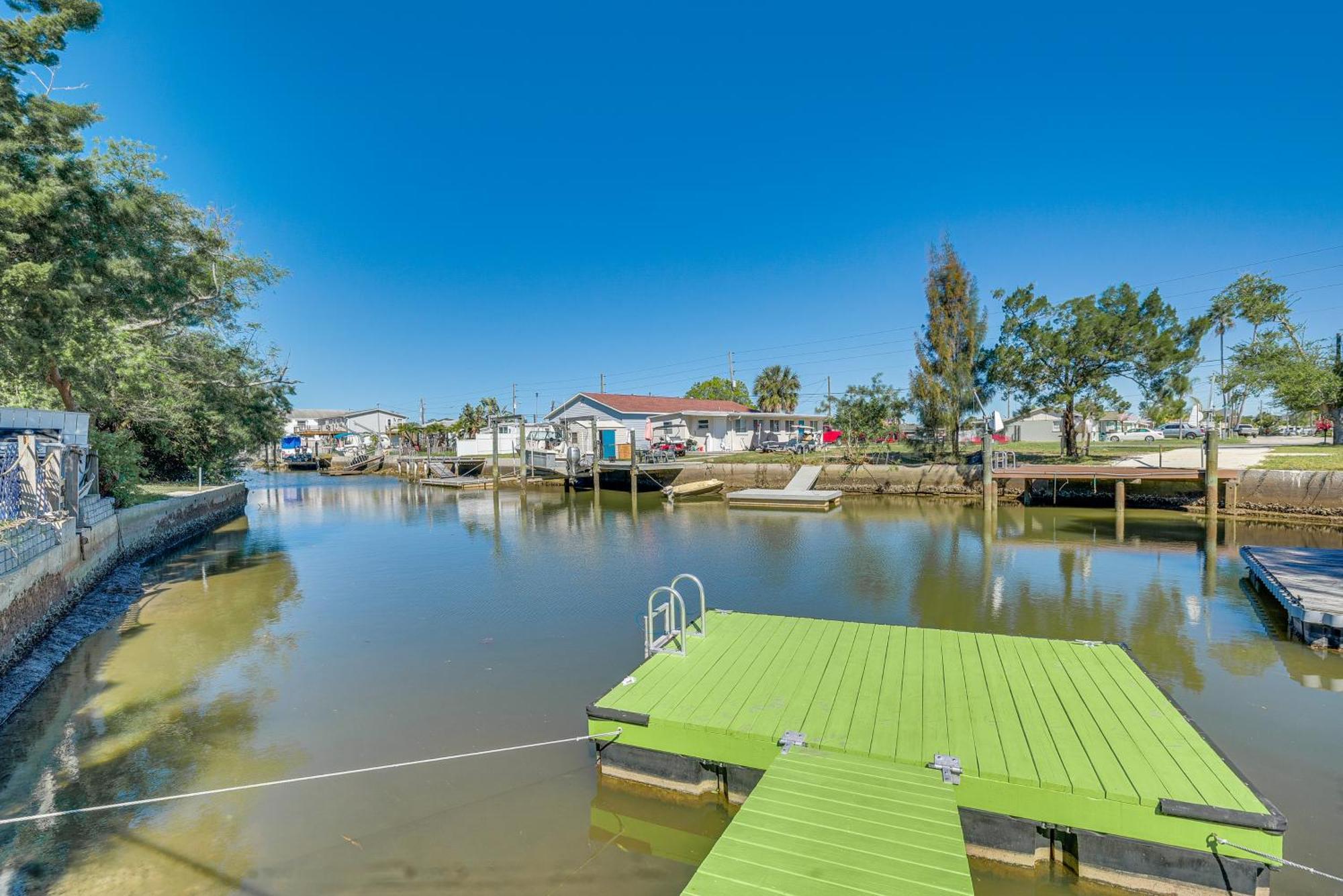 Hudson Home With Dock On Canal About 1 Mi To Beach! Esterno foto